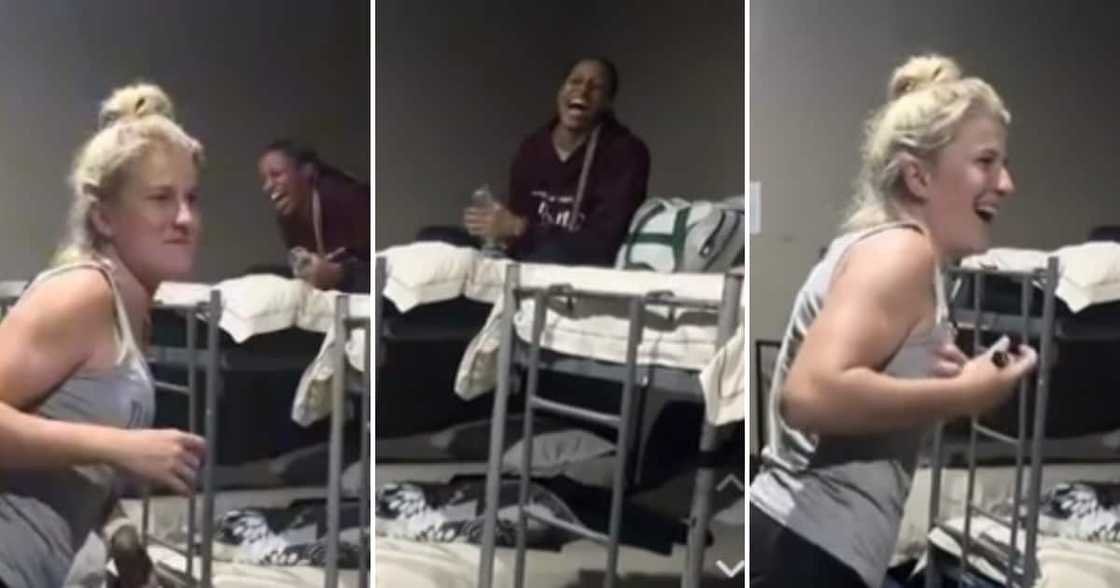 TikTok user @yellow.mellow.asf_real shared a video of one of her white friends trying to do the Bhepha challenge TikTok user @yellow.mellow.asf_real shared a video of one of her white friends trying to do the Bhepha challenge