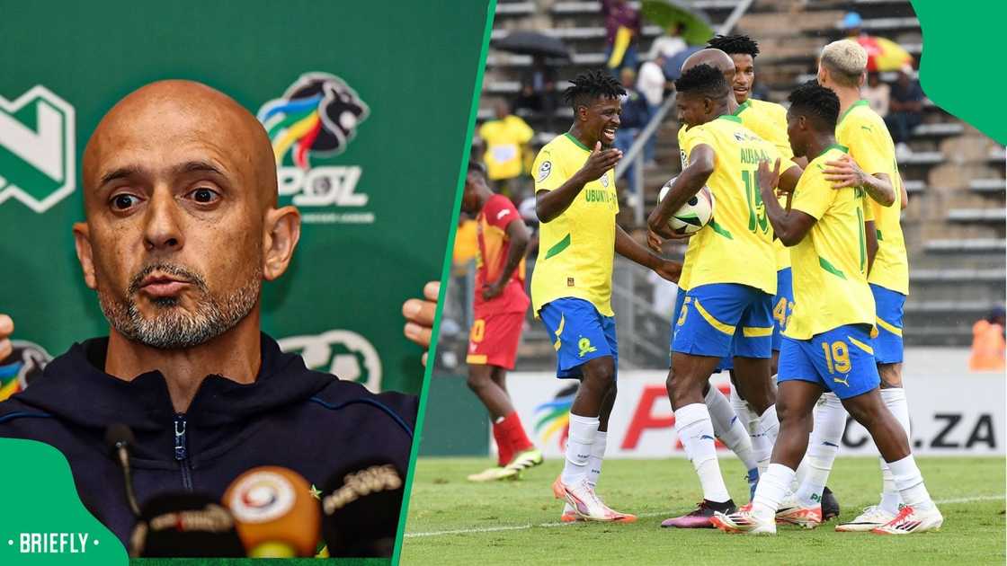 Miguel Cardoso shares his thought on Mamelodi Sundowns performance against Mpheni Home Defenders in the Nedbank Cup. Miguel Cardoso shares his thought on Mamelodi Sundowns performance against Mpheni Home Defenders in the Nedbank Cup.