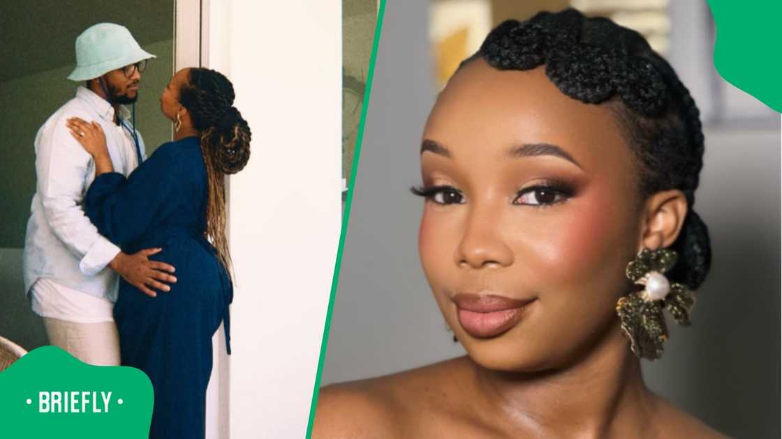 Candice Modiselle celebrates 1st wedding anniversary.