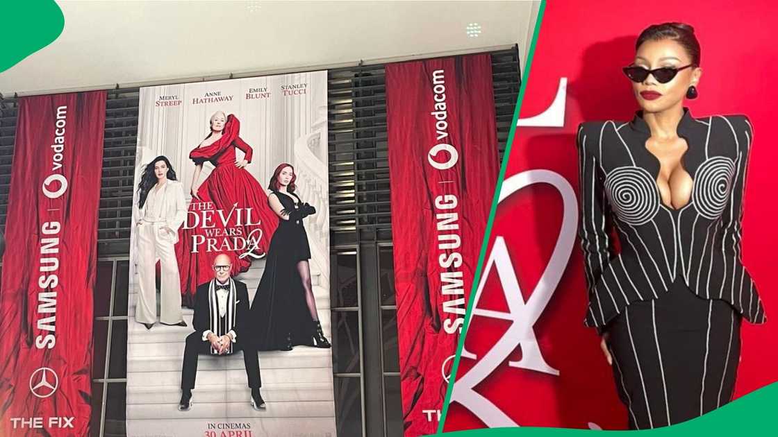 Bonang Matheba among South African celebrities at 'The Devil Wears Prada'