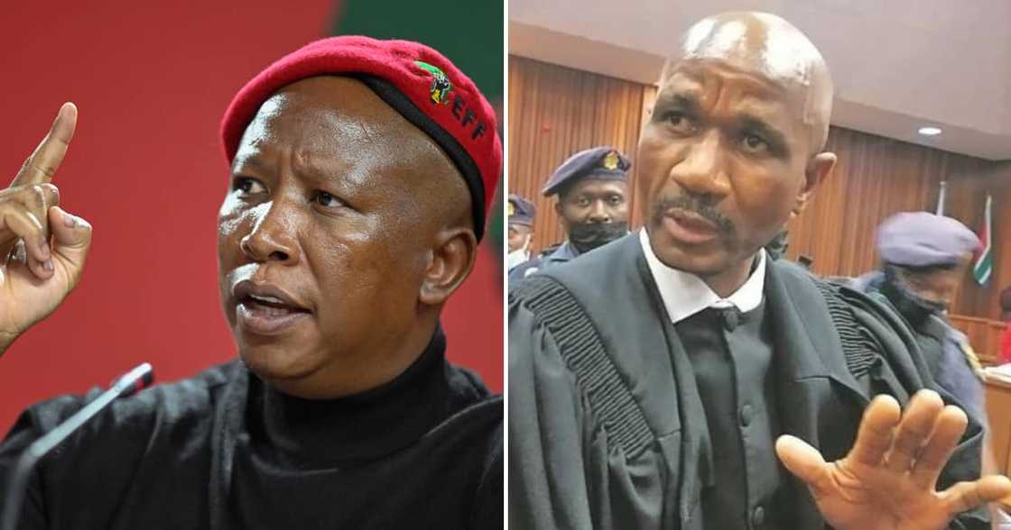 EFF leader Julius Malema is accused of defamation EFF leader Julius Malema is accused of defamation
