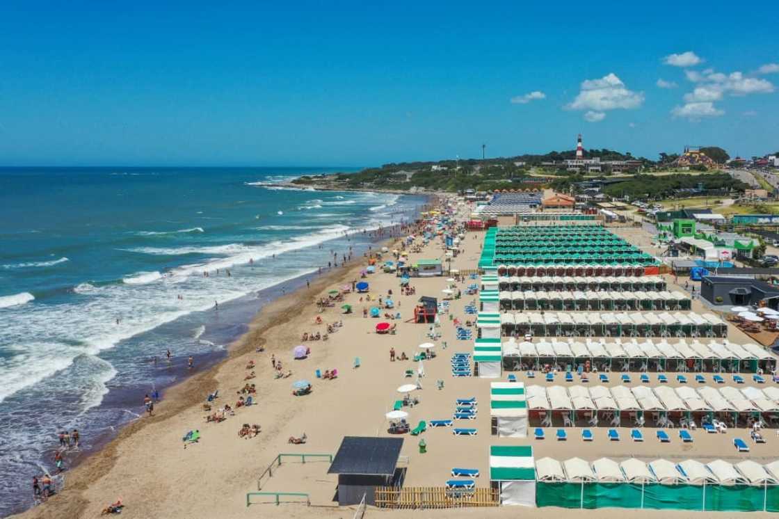 The beaches of Argentina's Mar del Plata are eerily quiet this year