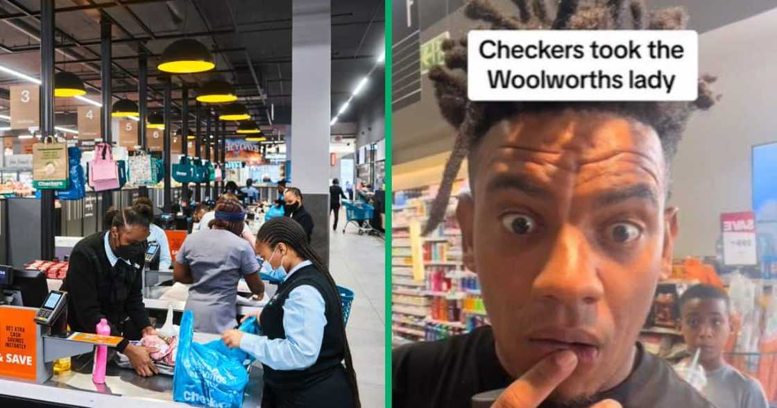 TikTok video of man at Checkers reminded of Woolworths TikTok video of man at Checkers reminded of Woolworths