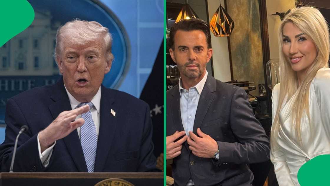 Mel and Peet Viljoen criticise Donald Trump Mel and Peet Viljoen criticise Donald Trump