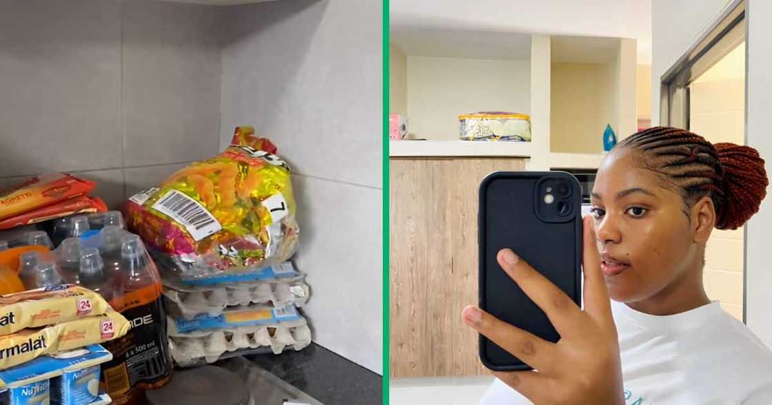 A University of Limpopo student took to her TikTok account to share a Makro R3k grocery haul. A University of Limpopo student took to her TikTok account to share a Makro R3k grocery haul.