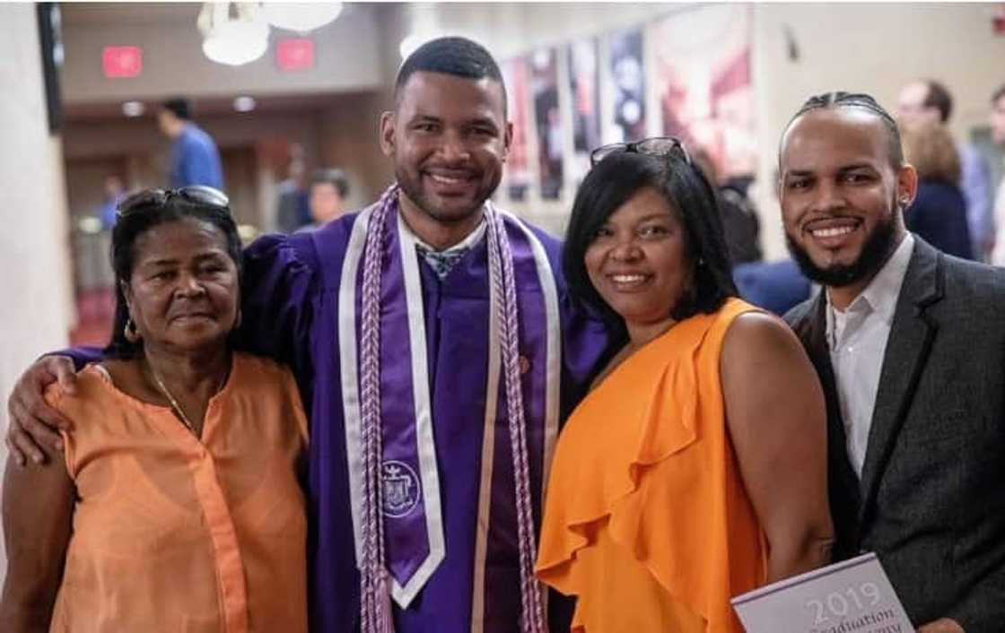 Nurse graduates from NYU years after working there as a janitor