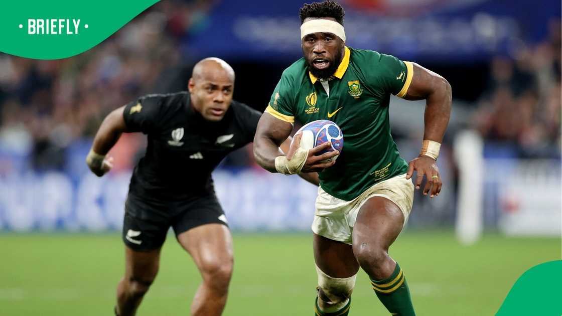 Siya Kolisi, Mark Telea, Rugby World Cup, New Zealand and South Africa.