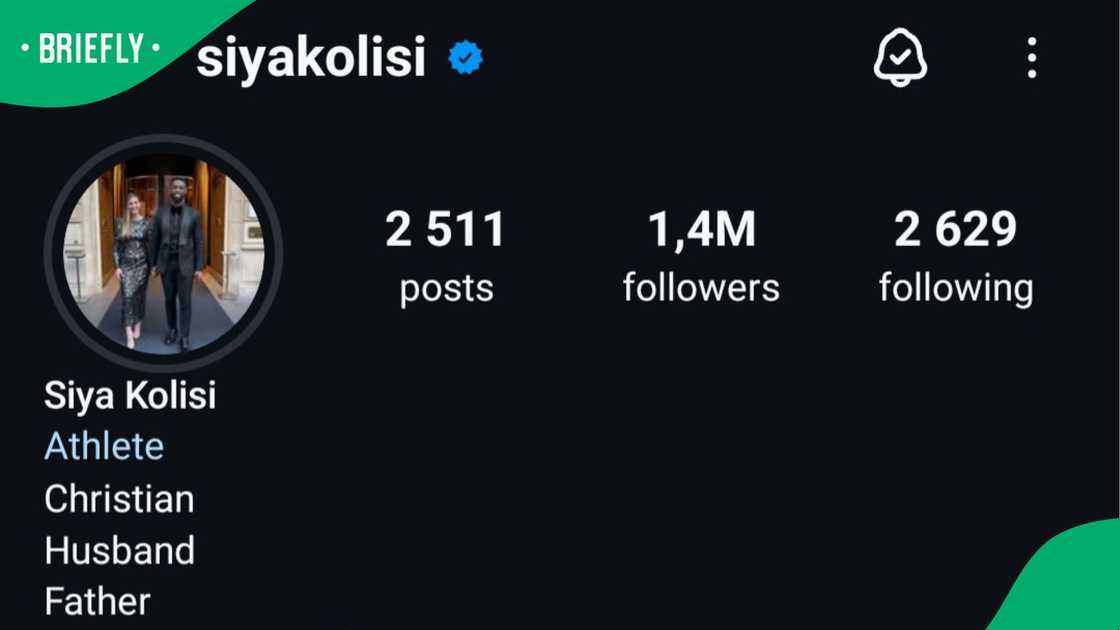 Siya Kolisi had an old profile picture of himself and Rachel Kolisi on Instagram. Siya Kolisi had an old profile picture of himself and Rachel Kolisi on Instagram.