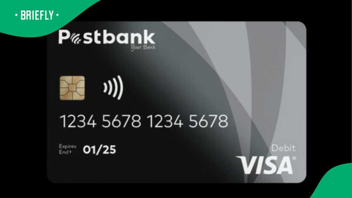 The new SASSA bank card.