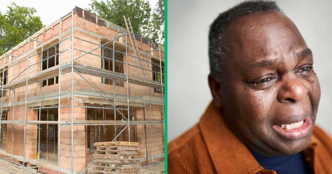 The man regretted awarding his cousin a contract to build his house. The man regretted awarding his cousin a contract to build his house.