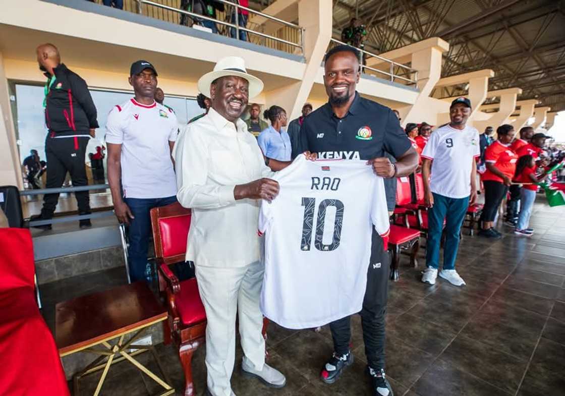 While the Kenya vs Gabon match brought together passionate fans, former Kenyan Prime Minister Raila Odinga was also in attendance. While the Kenya vs Gabon match brought together passionate fans, former Kenyan Prime Minister Raila Odinga was also in attendance.
