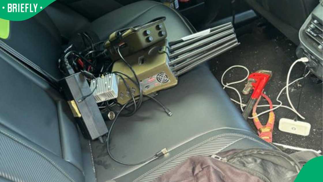 Some of the items recovered by police