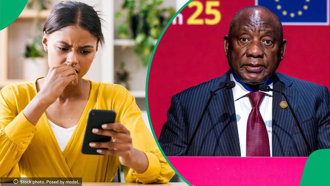 South Africans aren't impressed with the Presidency's claims that President Cyril Ramaphosa was unaware that a person of interest was present at a meeting he was at