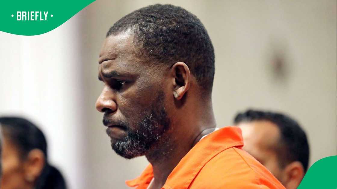 R. Kelly during a hearing at the Leighton Criminal Courthouse in Chicago. R. Kelly during a hearing at the Leighton Criminal Courthouse in Chicago.