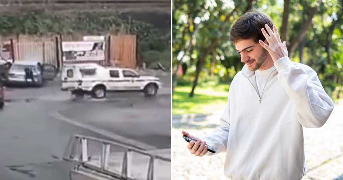 A cop performed an impressive drift while trying to catch thugs. A cop performed an impressive drift while trying to catch thugs.