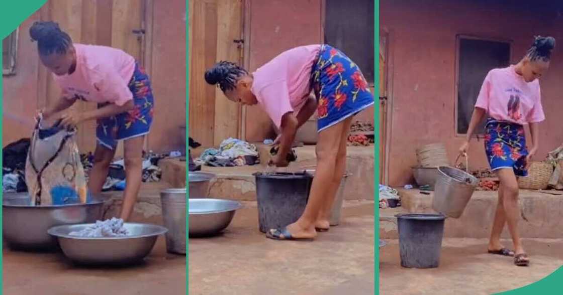 Nigerian lady who visited her boyfriend's mother. Nigerian lady who visited her boyfriend's mother.