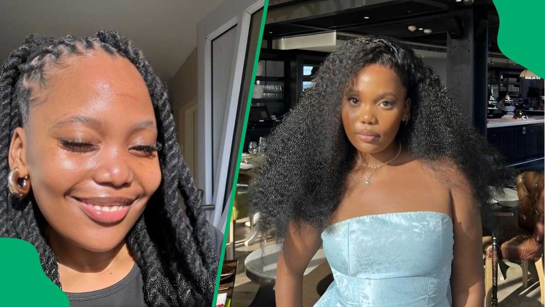 A woman had a wig mishap at a club. A woman had a wig mishap at a club.