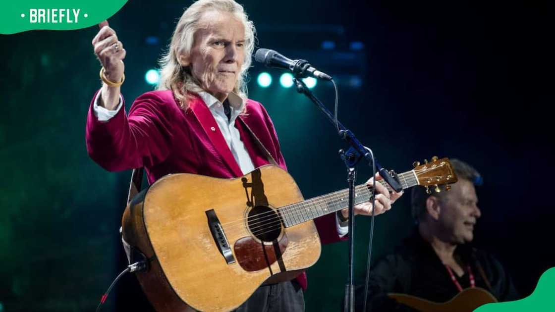 Guitarist Gordon Lightfoot during the 2017 Canada Day celebrations at Parliament Hill
