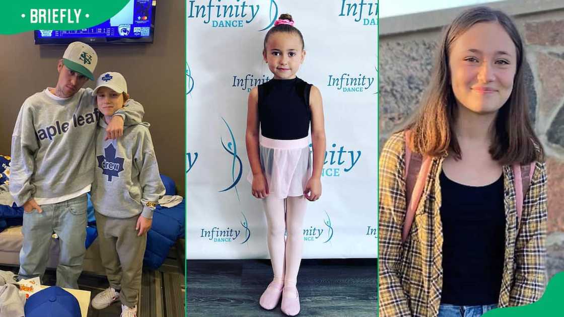 Justin Bieber's siblings, Jaxon, Bay and Jazmyn. Justin Bieber's siblings, Jaxon, Bay and Jazmyn.