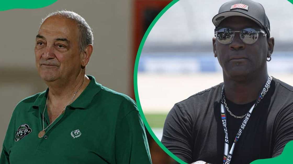Sonny Vaccaro (L) and former NBA star Michael Jordan (R) Sonny Vaccaro (L) and former NBA star Michael Jordan (R)