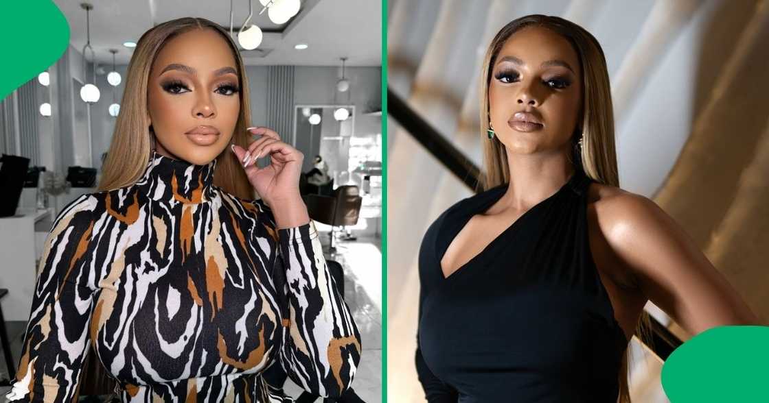 Peeps spotted Mihlali Ndamase's white lookalike Peeps spotted Mihlali Ndamase's white lookalike