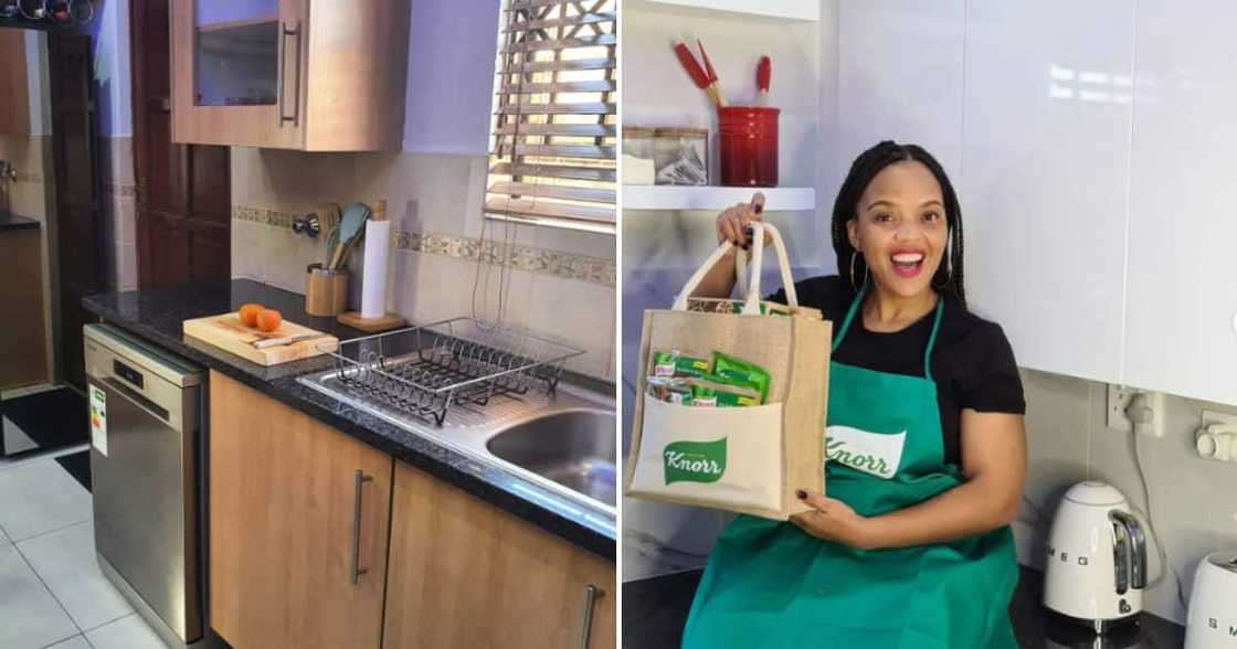 Home, Living, SA, Mzansi, Woman Shows Off Kitchen Makeover, Modern Finishes, Mzansi Home, Living, SA, Mzansi, Woman Shows Off Kitchen Makeover, Modern Finishes, Mzansi