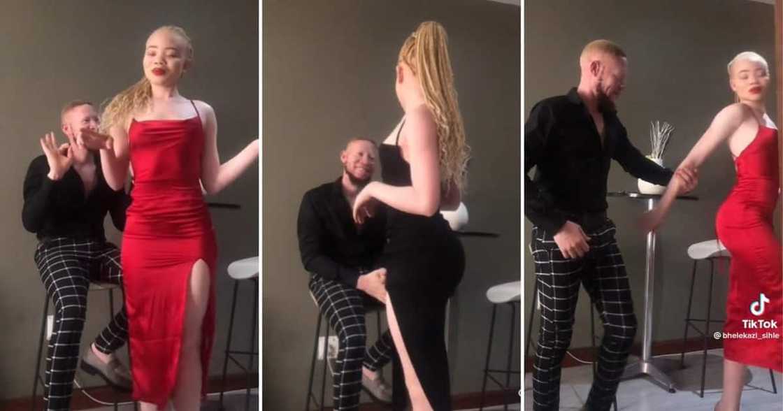 A couple with albinism served relatioship goals A couple with albinism served relatioship goals
