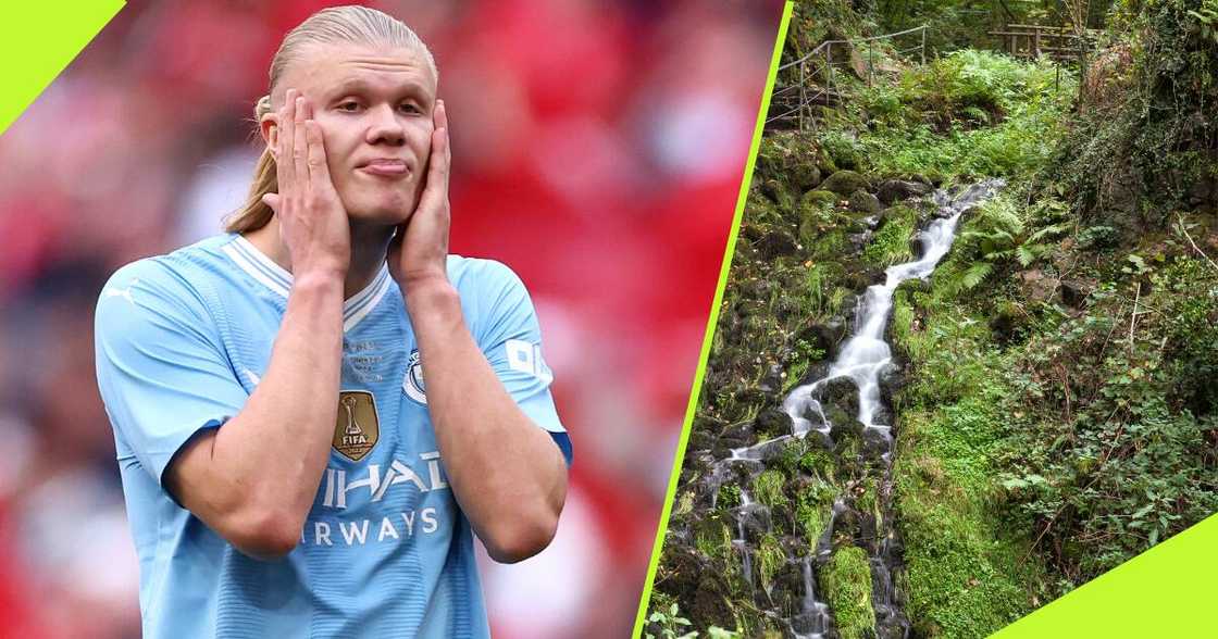 Erling Haaland geared up for the 2024-25 football season by meditating in the middle of a river. Erling Haaland geared up for the 2024-25 football season by meditating in the middle of a river.