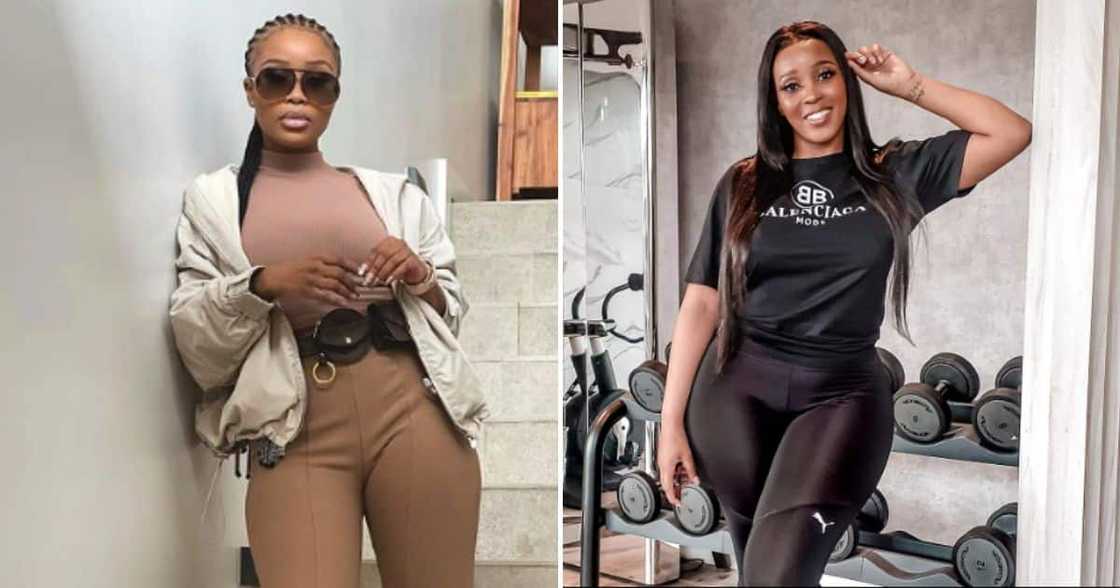 Sithelo Shozi and Sbahle Mpisane Sithelo Shozi and Sbahle Mpisane