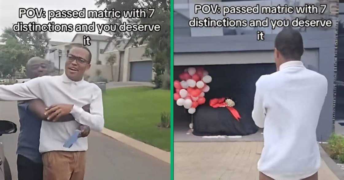 TiKTok video shows matriculant rewarded with car