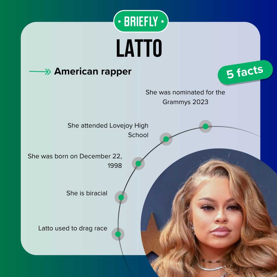 Latto at an award event Latto at an award event