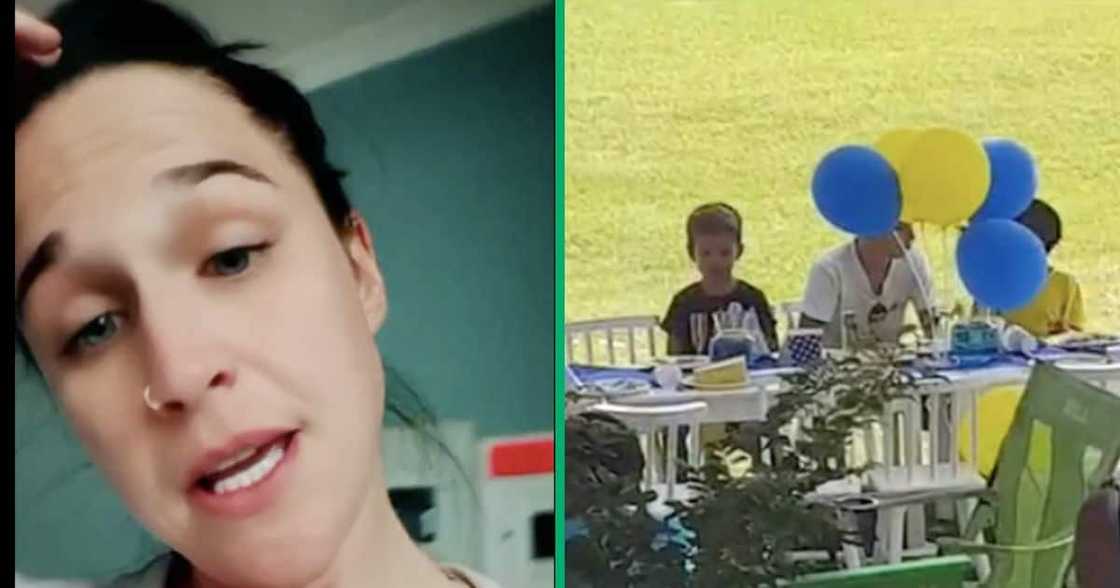 A woman thought her son was lost but found him at a party A woman thought her son was lost but found him at a party