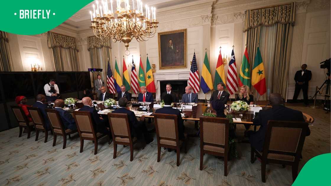 Donald Trump recently met with leaders of a few African countries