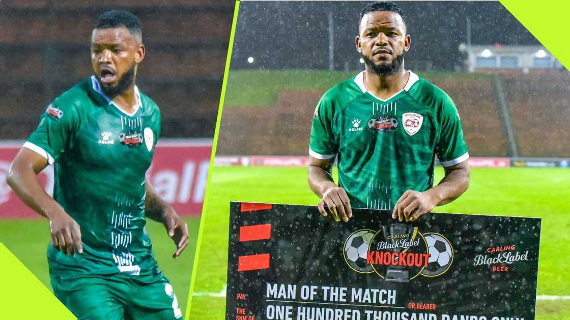 Sekhukhune United's Sipho Mbule has shared a R100,000 man-of-the-match bonus.