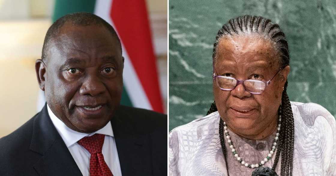 Naledi Pandor_Cyril Ramaphosa Naledi Pandor_Cyril Ramaphosa