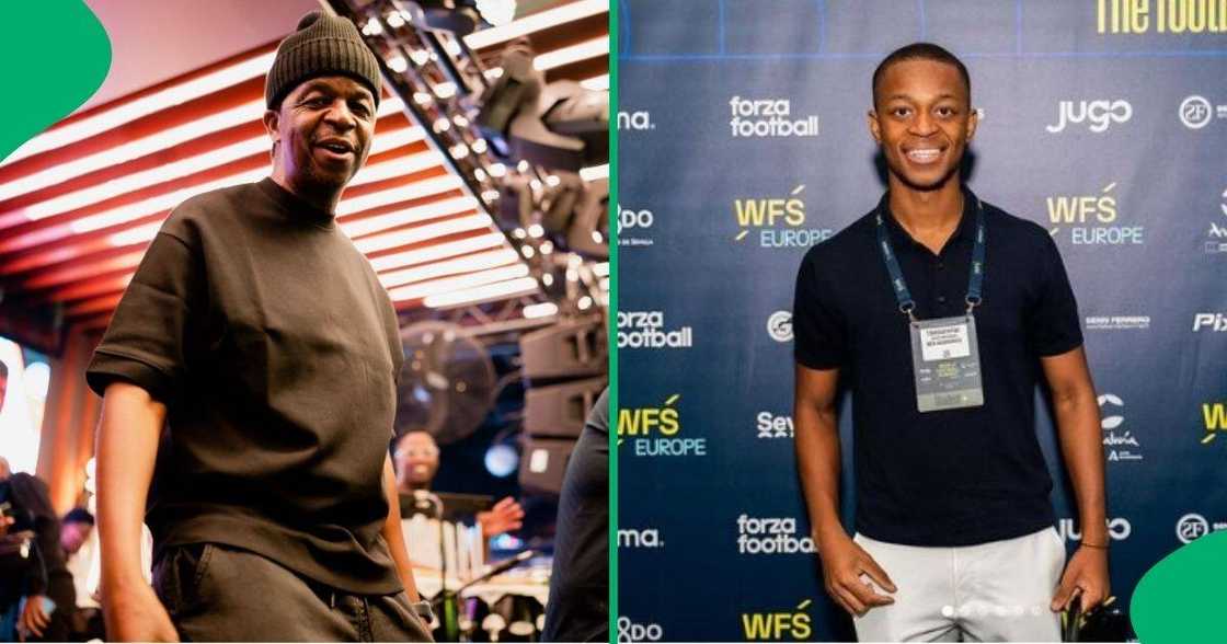 Oskido celebrated his son's master's degree achieved at a Barcelona university Oskido celebrated his son's master's degree achieved at a Barcelona university