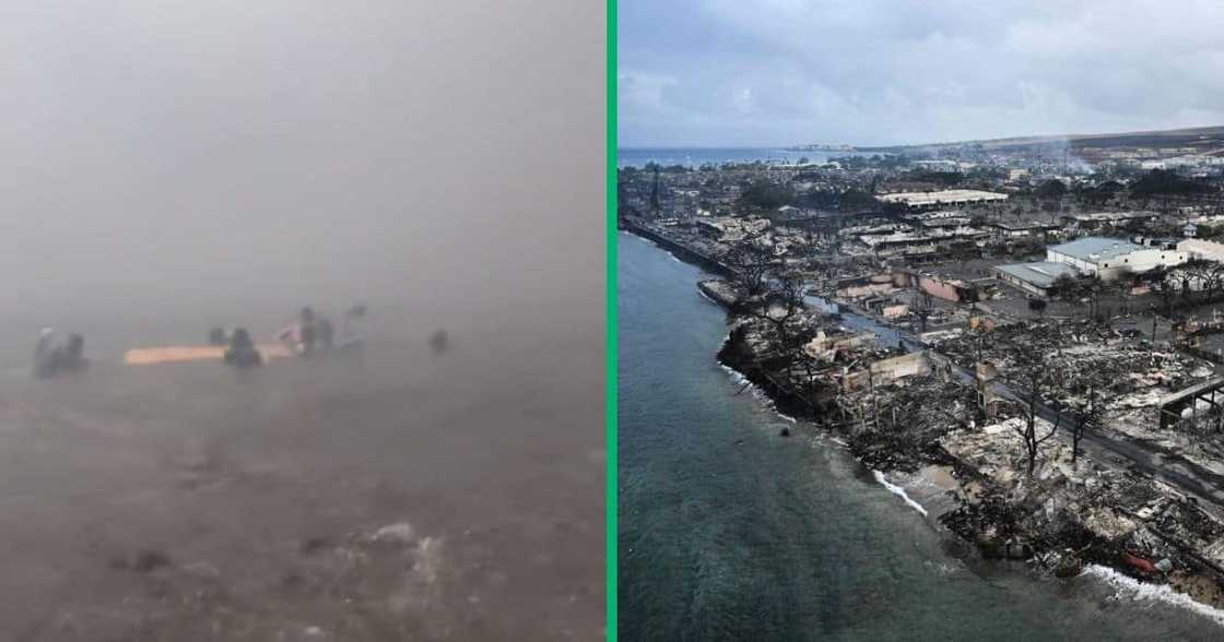 A devastating wildfire has ripped through the island town of Lahaina on Maui, Hawaii A devastating wildfire has ripped through the island town of Lahaina on Maui, Hawaii