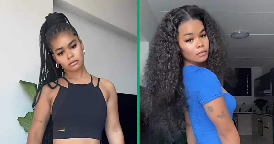 A TikTok video shows a woman dancing with excitement after she revealed she built her parents a new home. A TikTok video shows a woman dancing with excitement after she revealed she built her parents a new home.