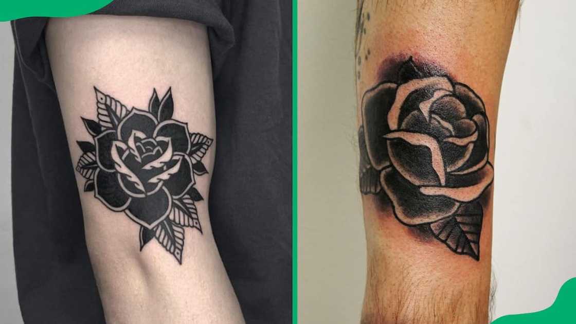 Traditional black rose