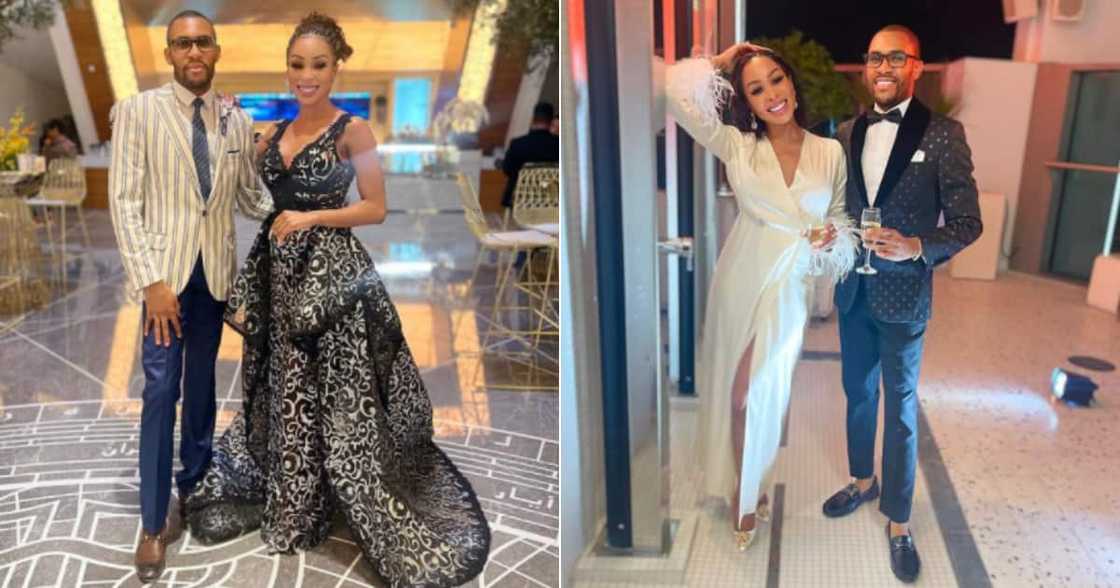 Khanyi Mbau, Kudzai Mushonga, Anniversary, Relationship, Celebration, New Year's Eve, Zimbabwean, Businessman, Boyfriend, Actress, Socialite Khanyi Mbau, Kudzai Mushonga, Anniversary, Relationship, Celebration, New Year's Eve, Zimbabwean, Businessman, Boyfriend, Actress, Socialite