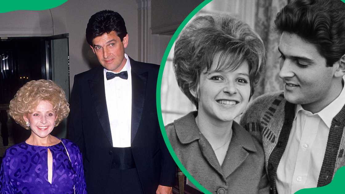 Brenda Lee and Ronnie Shacklett at the Pierre Hotel in New York City (L). Brenda Lee and Ronnie in the United Kingdom on 14 November 1964 (R).