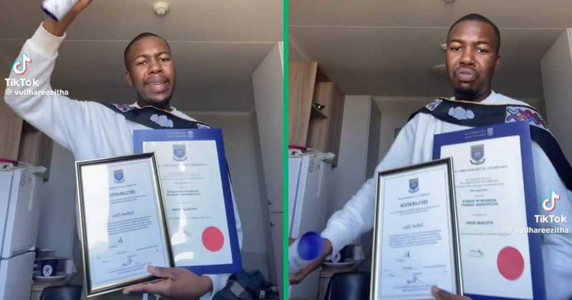 A University of the Western Cape graduate A University of the Western Cape graduate