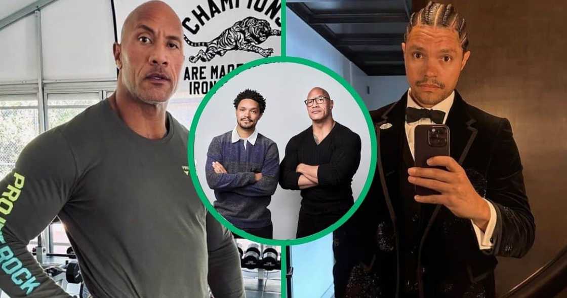 Dwayne "The Rock" Johnson and Trevor Noah got candid on Trevor's new 'What Now' podcast. Dwayne "The Rock" Johnson and Trevor Noah got candid on Trevor's new 'What Now' podcast.