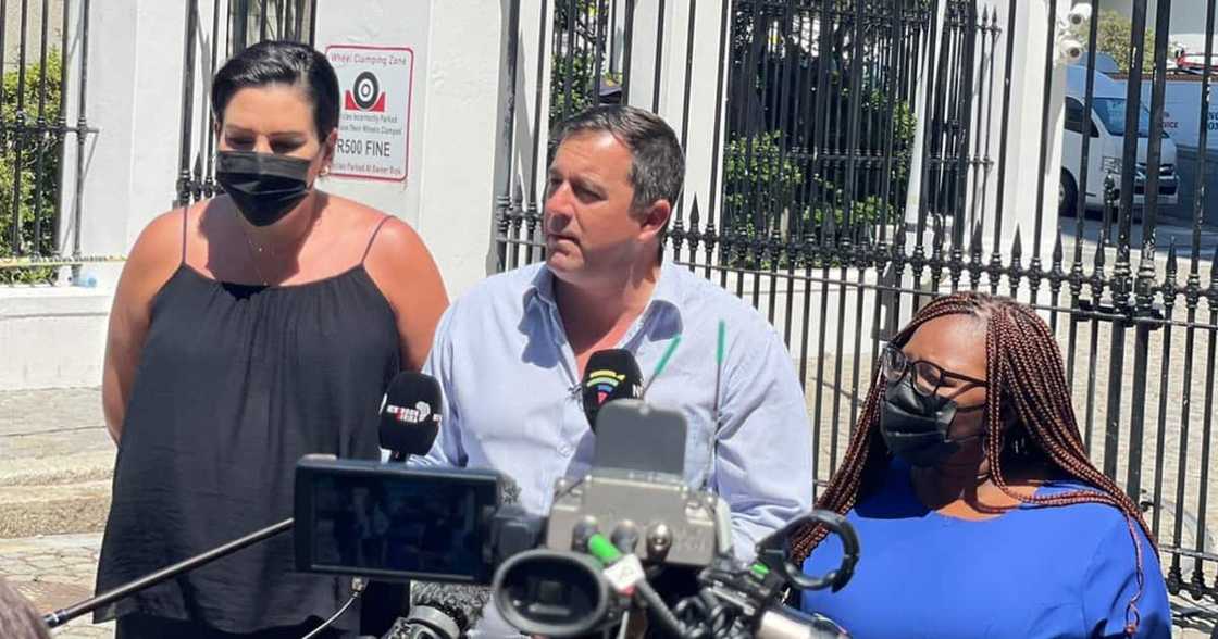 DA, press briefing, Parliament fire, independent forensic team, investigate, undermine democracy claims DA, press briefing, Parliament fire, independent forensic team, investigate, undermine democracy claims