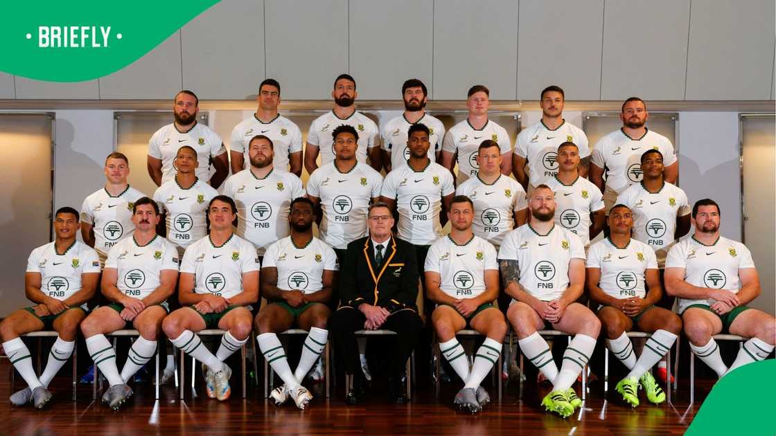 A few members of the Springbok team.