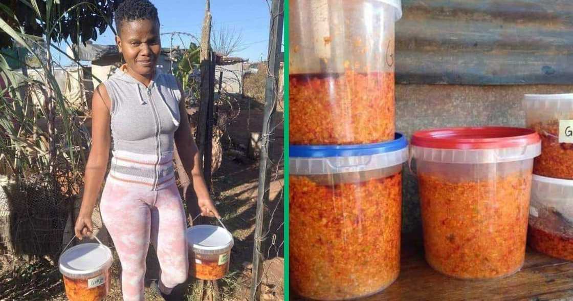 Woman begins her own business Woman begins her own business