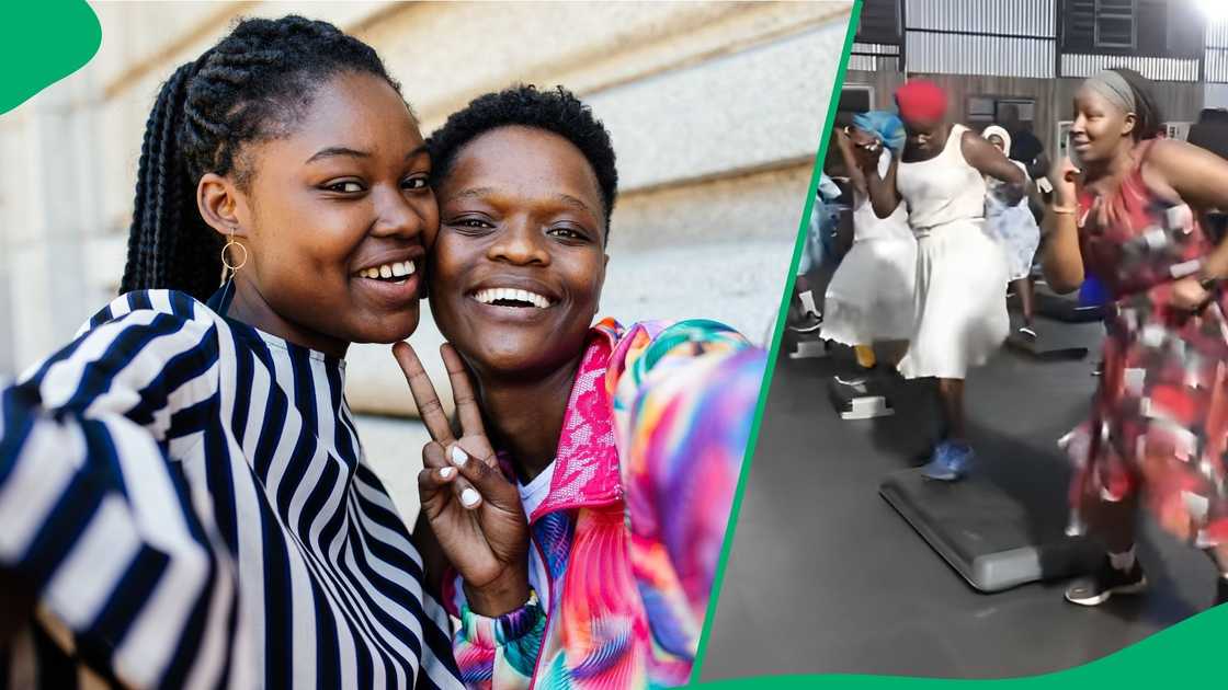 TikTok users were in stitches after seeing women enjoying their gym session in clothes not typically worn at the gym TikTok users were in stitches after seeing women enjoying their gym session in clothes not typically worn at the gym