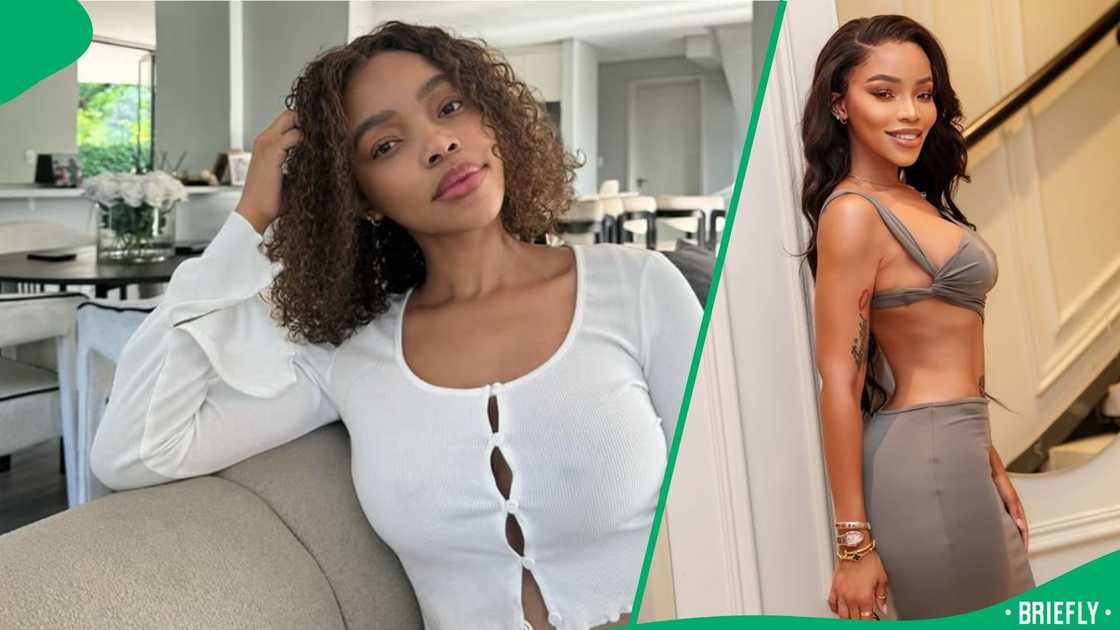 Faith Nketsi shows off her new waist. Faith Nketsi shows off her new waist.