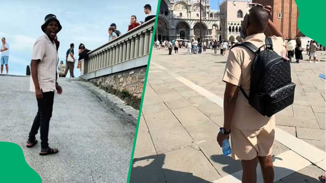 Man visits Italy with his mom and wife