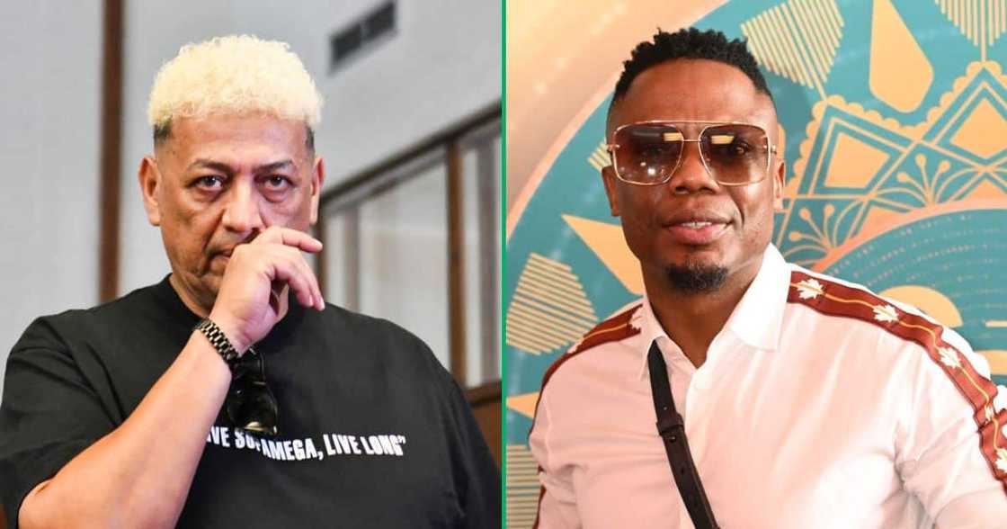 DJ Tira hands out with Tony Forbes DJ Tira hands out with Tony Forbes